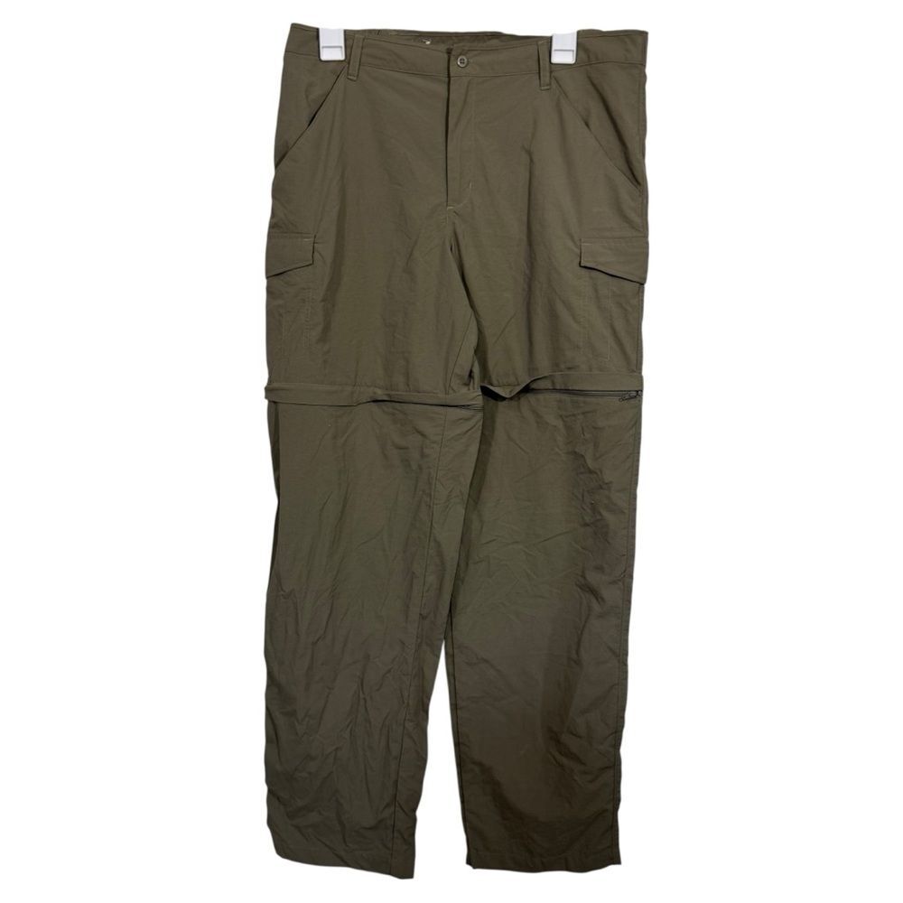 Columbia PFG Omni-Shade Olive Green Zip Off Fishing Pants